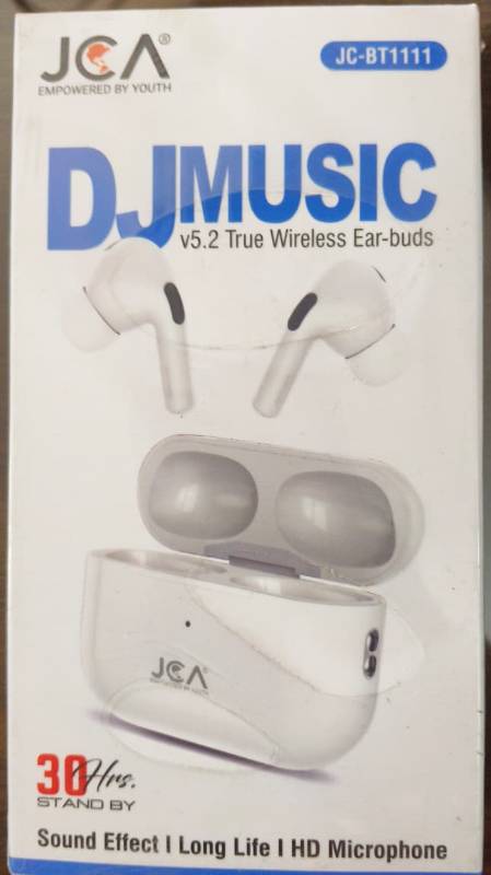 DJ MUSIC v5.2 True Wireless Ear-Buds JC-BT1111
